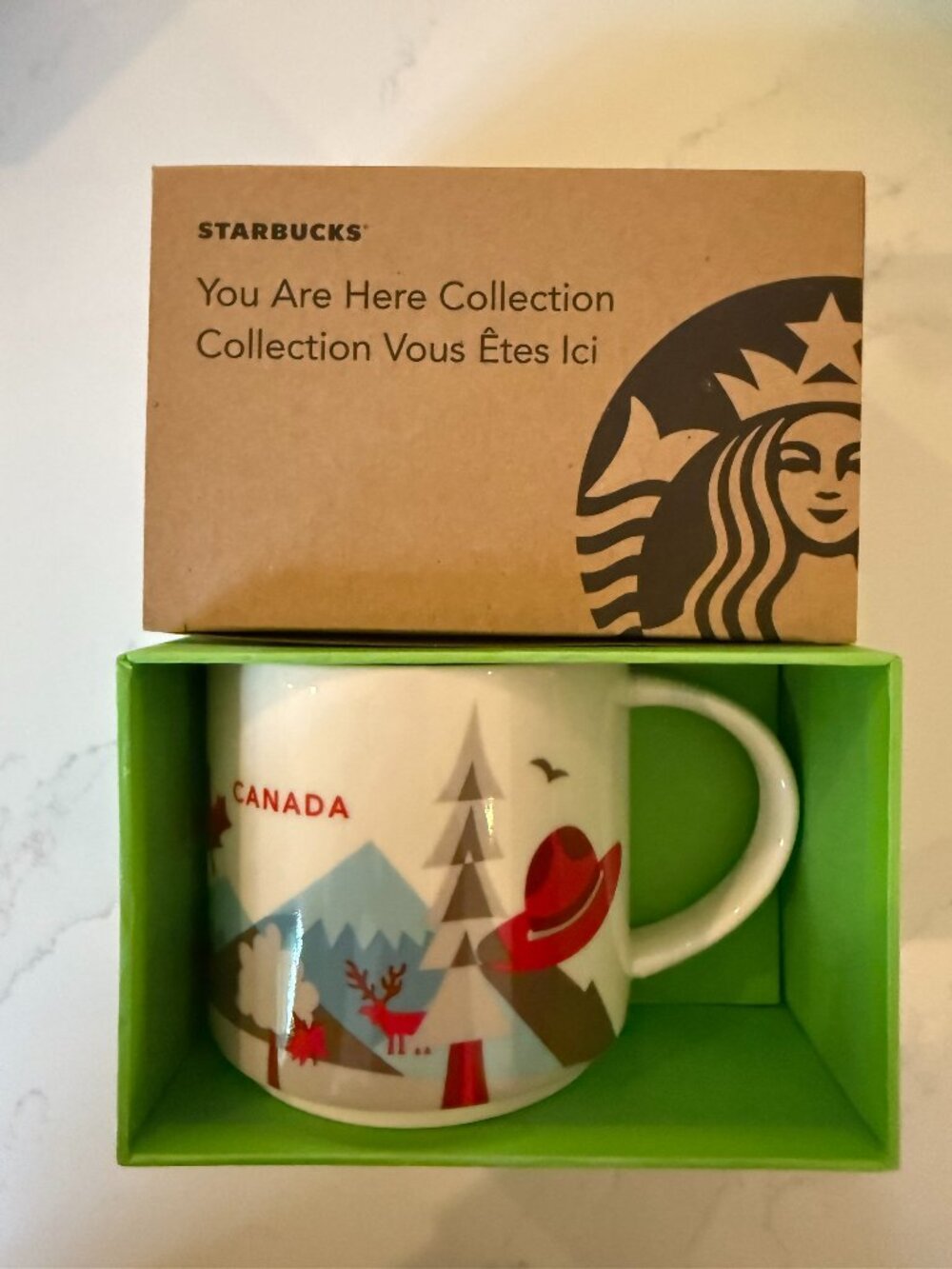 NWT Starbucks You Are Here Collection Mug - Canada (original box)